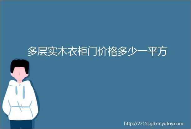 多层实木衣柜门价格多少一平方